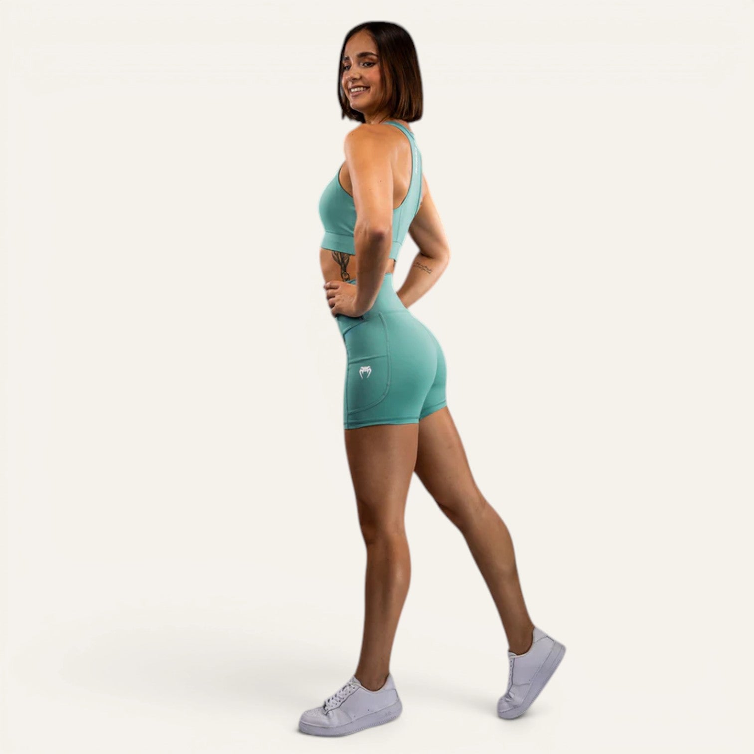 Venum Essential Bike Shorts Dame Aqua