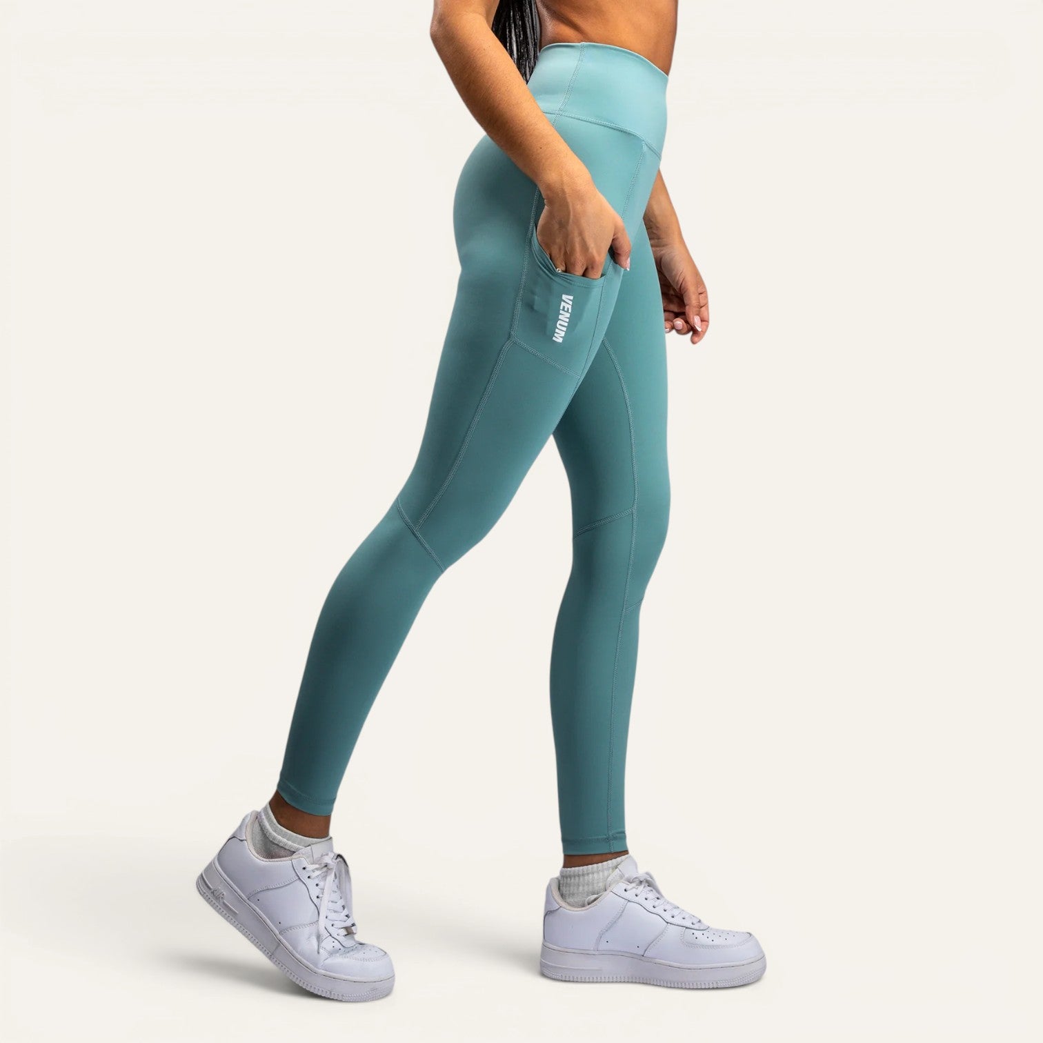 Venum Essential Performance Leggings Dame Aqua